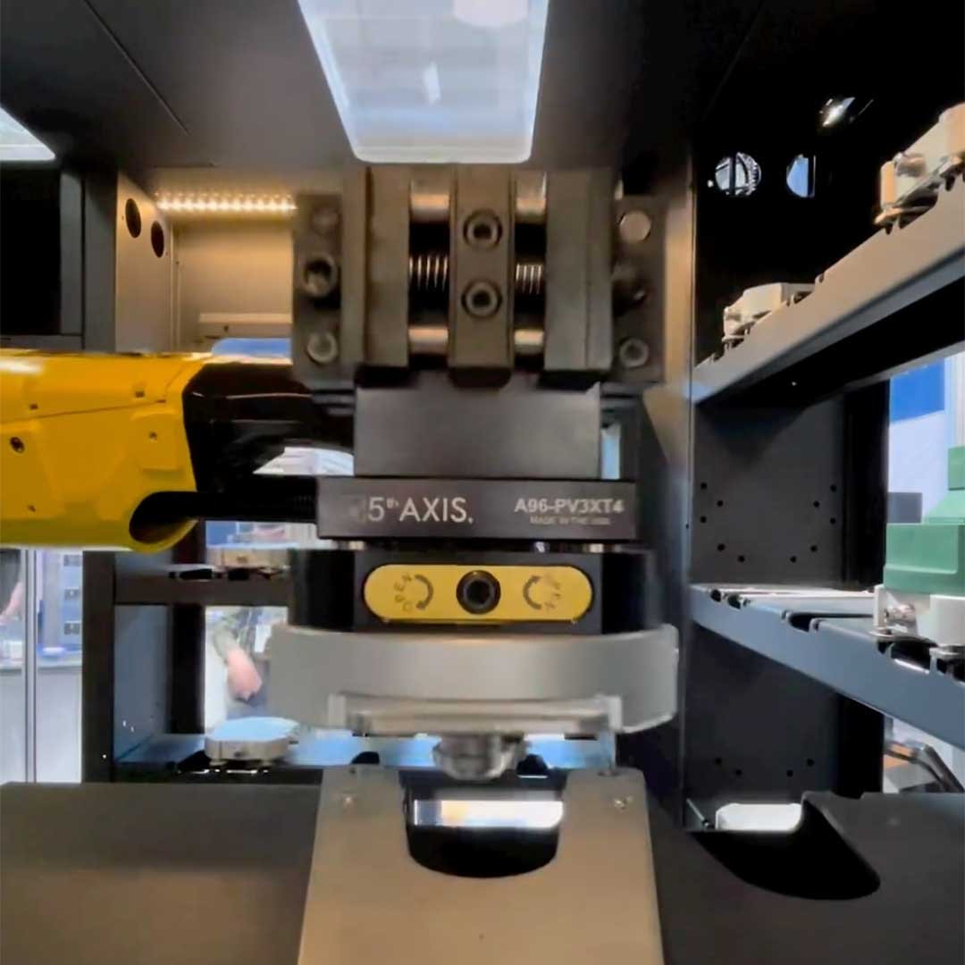 AX2 duo with 5th Axis workholding